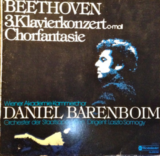 Bild Ludwig van Beethoven ,  Daniel Barenboim ,  Wiener Akademie Kammerchor – 3. Klavierkonzert C-Moll – Chorfantasie | Vinyl, LP | Classical | Germany Schallplatten Ankauf