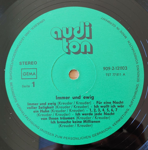 Cover zu Peter Kreuder - Immer Und Ewig (Peter Kreuder Spielt Peter Kreuder) | Vinyl, LP, Stereo, Compilation | Pop | Germany