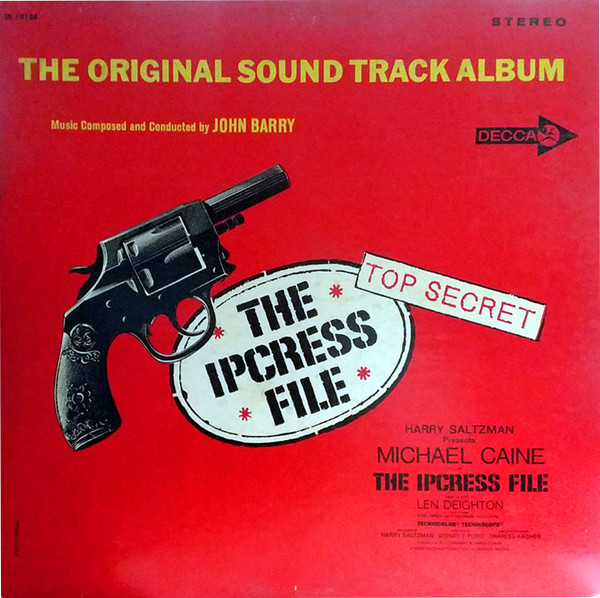 Bild John Barry – The Ipcress File (The Original Sound Track Album) | 1965 | Vinyl, LP, Album, Stereo | Jazz, Stage & Screen | US Schallplatten Ankauf