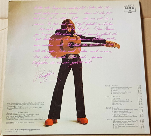 Cover zu Peter Maffay - Omen | 1974 | Vinyl, LP, Album, Reissue | Rock, Pop | Germany