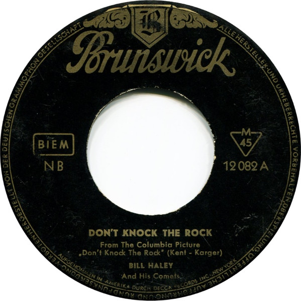 Bild Bill Haley and His Comets – Don’t Knock The Rock / Choo Choo Ch’Boogie | Vinyl, 45 RPM, 7″, Mono | Rock | Germany Schallplatten Ankauf