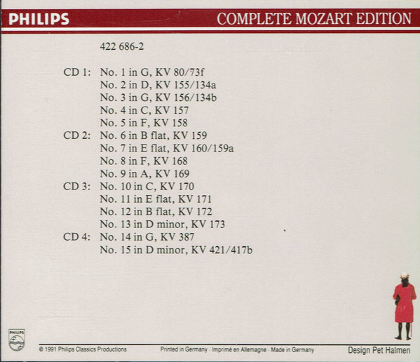 Cover zu Wolfgang Amadeus Mozart - Quartetto Italiano - Mozart Streichquartette | CD, Reissue, Remastered, Box Set, Compilation | Classical | Europe