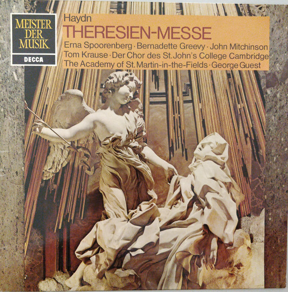 Bild Joseph Haydn, Erna Spoorenberg, Bernadette Greevy, John Mitchinson, Tom Krause, St. John’s College Choir, The Academy Of St. Martin-in-the-Fields, George Guest (2) – Theresien-Messe Schallplatten Ankauf