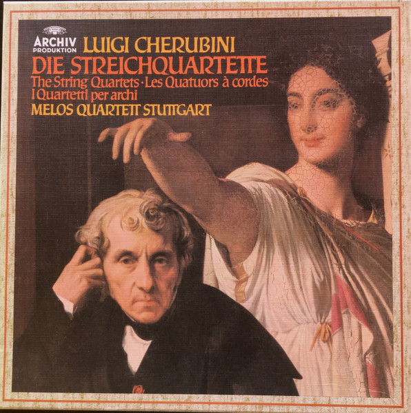 Bild Luigi Cherubini, Melos Quartett – Die Streichquartette | 3xLP + Box Schallplatten Ankauf