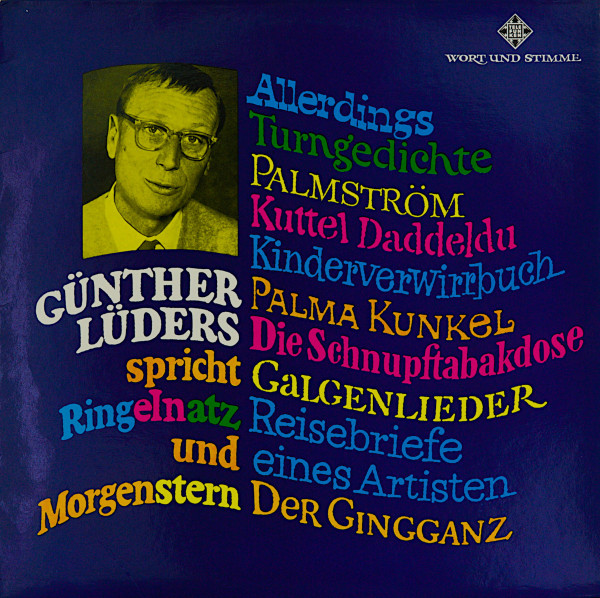 Bild Günther Lüders – Günther Lüders Spricht Ringelnatz Und Morgenstern | Vinyl, LP, Reissue | Non-Music | Germany Schallplatten Ankauf