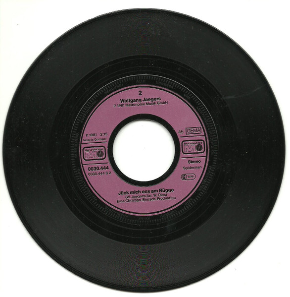 Cover zu Wolfgang Jaegers - Remmi Demmi | 1981 | Vinyl, 45 RPM, 7