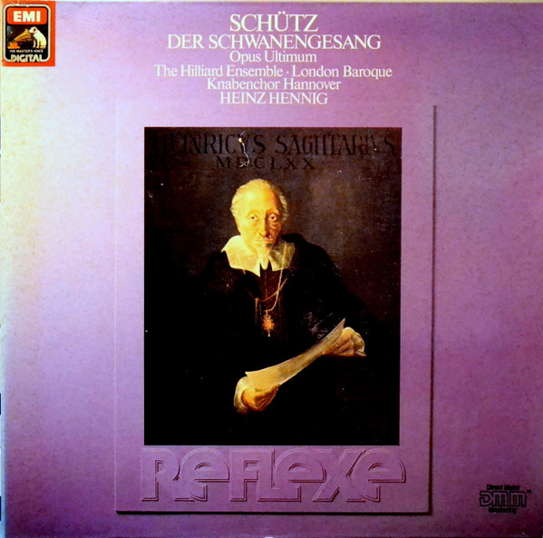 Bild Heinrich Schütz, The Hilliard Ensemble, London Baroque, Knabenchor Hannover, Heinz Hennig – Der Schwanengesang | 1985 | Vinyl, LP | Classical | Germany Schallplatten Ankauf