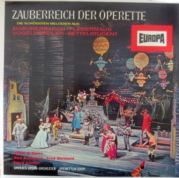 Bild Orchester Der Staatsoper Hamburg, Chor Der Hamburgischen Staatsoper – Zauberreich Der Operette | 1965 | Vinyl, LP, Mono, Compilation | Classical | Germany Schallplatten Ankauf