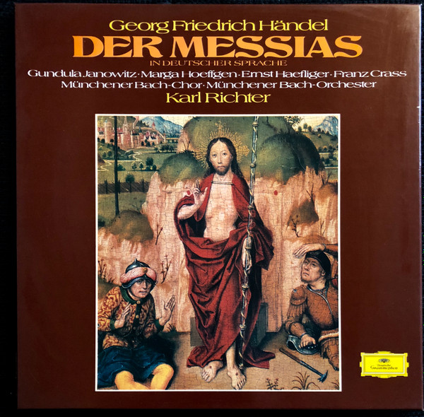 Bild Georg Friedrich Händel, Gundula Janowitz, Marga Höffgen, Ernst Haefliger, Franz Crass, Münchener Bach-Chor, Münchener Bach-Orchester, Karl Richter – Der Messias | Vinyl | Classical | Germany Schallplatten Ankauf