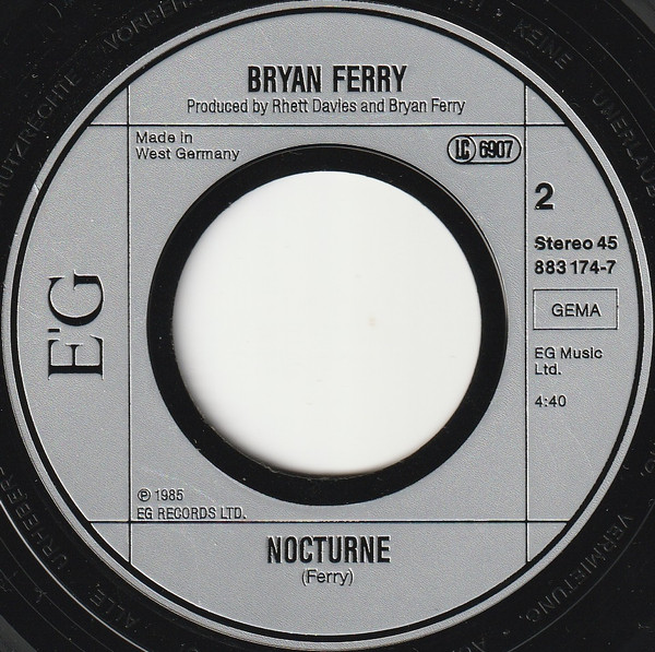 Cover zu Bryan Ferry - Don't Stop The Dance | Vinyl, Stereo, 45 RPM, 7