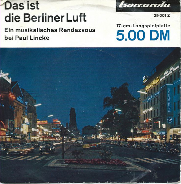 Bild Paul Lincke – Das Ist Die Berliner Luft | Vinyl | Classical | Germany Schallplatten Ankauf