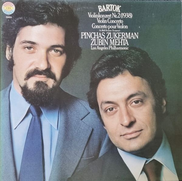 Bild Béla Bartók, Pinchas Zukerman, Zubin Mehta – Violin Concerto No.2 | 1979 | Vinyl, LP, Stereo | Classical | Germany Schallplatten Ankauf