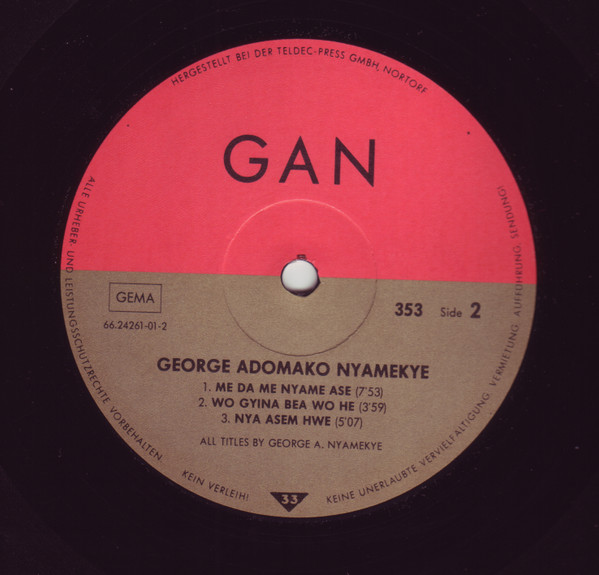 Cover zu Adomako Nyamekye Et The Wips - Thanks To God | Vinyl, LP, Album | Folk, World, & Country | France