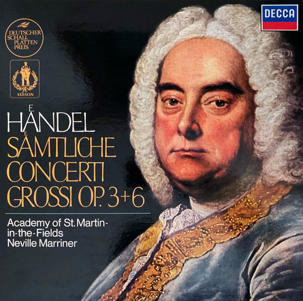 Bild Georg Friedrich Händel, The Academy Of St. Martin-in-the-Fields, Sir Neville Marriner – Sämtliche Concerti Grossi Op. 3+6 | Vinyl, LP, Stereo, Box Set | Classical | Germany Schallplatten Ankauf