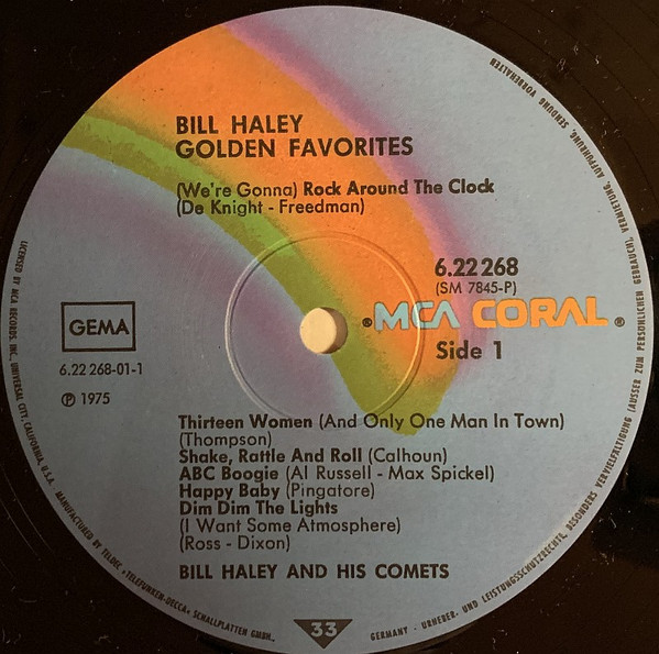 Cover zu Bill Haley And His Comets - Golden Favorites | 1975 | Vinyl, LP, Album, Compilation | Rock | Germany