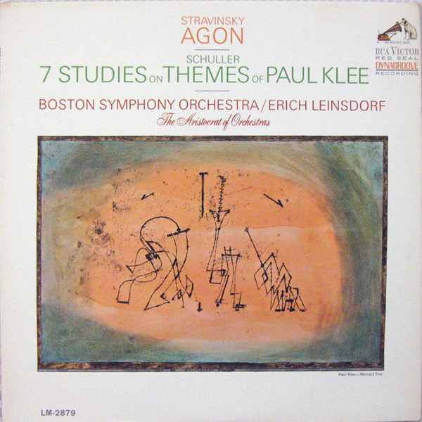 Bild Igor Stravinsky, Gunther Schuller : Boston Symphony Orchestra, Erich Leinsdorf – Agon – 7 Studies On Themes Of Paul Klee | 1966 | Vinyl, LP, Album, Mono | Classical | US Schallplatten Ankauf