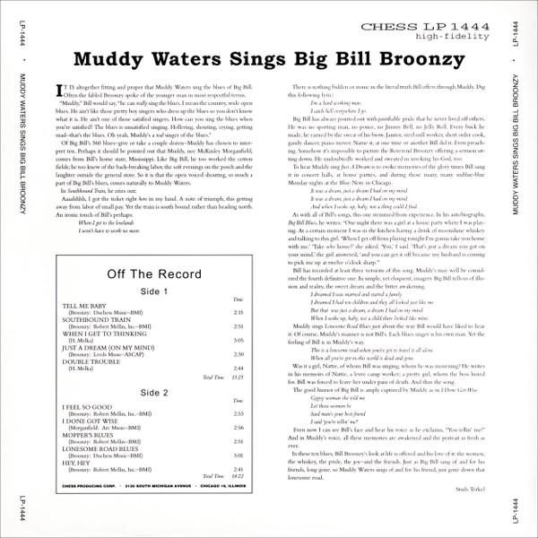 Cover zu Muddy Waters - Muddy Waters Sings