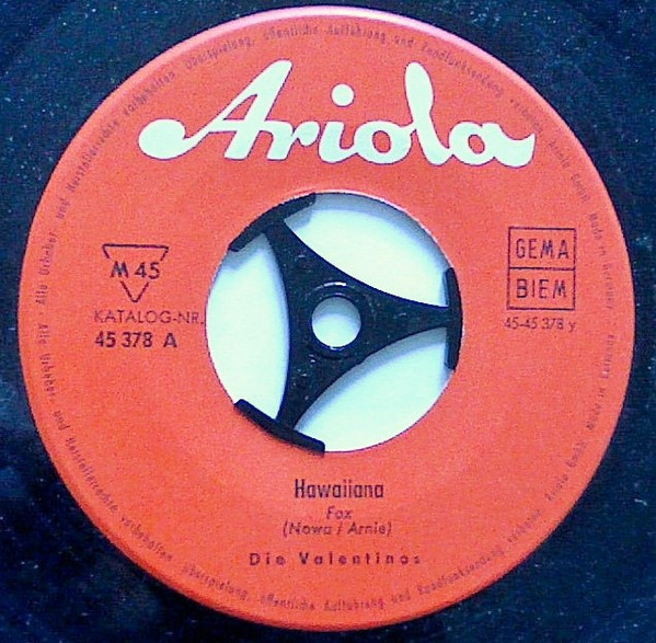 Bild Valentinos Hawaiian-Band – Hawaiina / Lotosblume | Vinyl, 45 RPM, 7″, Single | Folk, World, & Country | Germany Schallplatten Ankauf