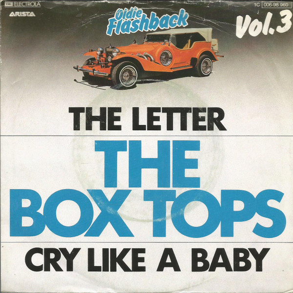 Bild Box Tops – The Letter / Cry Like A Baby | Vinyl, 45 RPM, 7″, Single, Reissue | Rock | Germany Schallplatten Ankauf