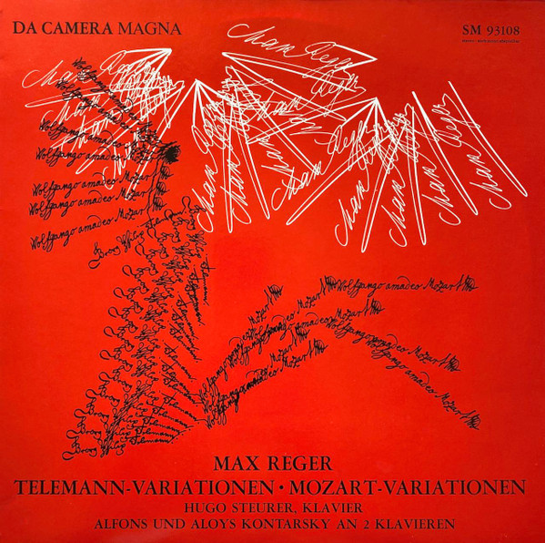 Bild Max Reger – Hugo Steurer, Alfons & Aloys Kontarsky – Telemann-Variationen / Mozart-Variationen | Vinyl, LP, Stereo | Classical | Germany Schallplatten Ankauf