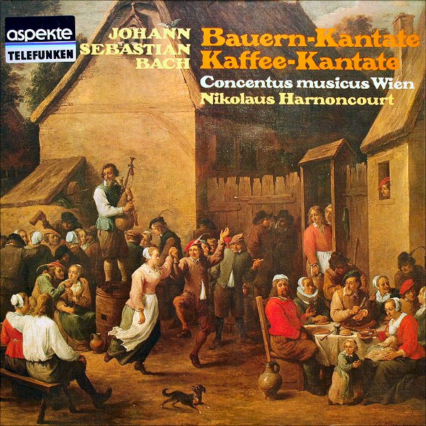 Bild Johann Sebastian Bach – Concentus Musicus Wien, Nikolaus Harnoncourt – Bauern-Kantate, Kaffee-Kantate | Vinyl, LP, Reissue | Classical | Germany Schallplatten Ankauf