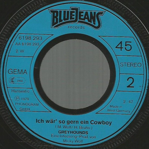 Cover zu Greyhounds - Keine Mätzchen, Schätzchen | 1979 | Vinyl, Stereo, 45 RPM, 7