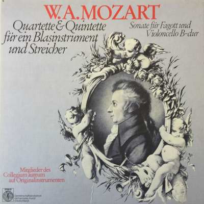 Bild Wolfgang Amadeus Mozart – Collegium Aureum – Quartette&Quintette Für Ein Blasinstrument Und Streicher, Sonate Für Fagott Und Violoncello B-dur | 1976 | 3xLP, Comp, Comp + Box | Classical Schallplatten Ankauf