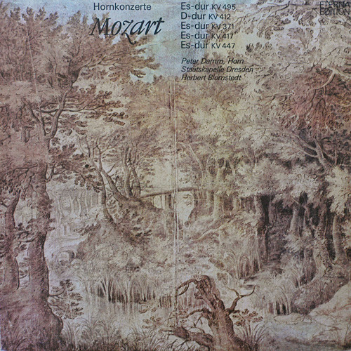 Bild Wolfgang Amadeus Mozart, Peter Damm, Staatskapelle Dresden, Herbert Blomstedt – Hornkonzerte Es-dur KV 495 / D-dur KV 412 / Es-dur KV 371 / Es-dur KV 417 / Es-dur KV 447 | 1975 | Classical Schallplatten Ankauf