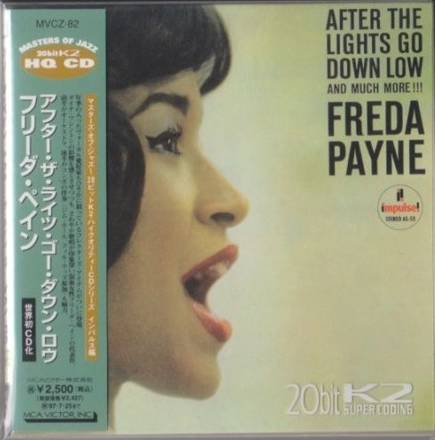 Bild Freda Payne – After The Lights Go Down Low And Much More!!! | 1995 | CD, Album, Reissue, Limited Edition, Remastered | Jazz | Japan Schallplatten Ankauf