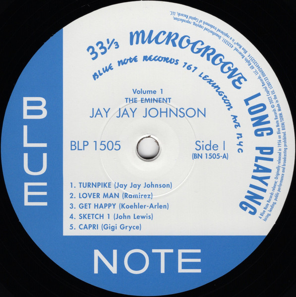 Cover zu J.J. Johnson - The Eminent Jay Jay Johnson Volume 1 | 2022 | Vinyl, LP, Mono, Reissue, Compilation, Remastered | Jazz | Worldwide