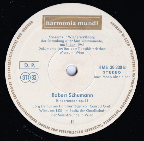 Cover zu Wolfgang Amadeus Mozart, Robert Schumann - Jörg Demus, Norman Shetler - Sonate Für Zwei Klaviere, D-dur KV 448. Kinderszenen Op.15 | 1966 | Vinyl, LP, Stereo | Classical | Germany