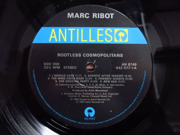 Cover zu Marc Ribot - Rootless Cosmopolitans | 1990 | Vinyl, LP, Album | Rock | UK