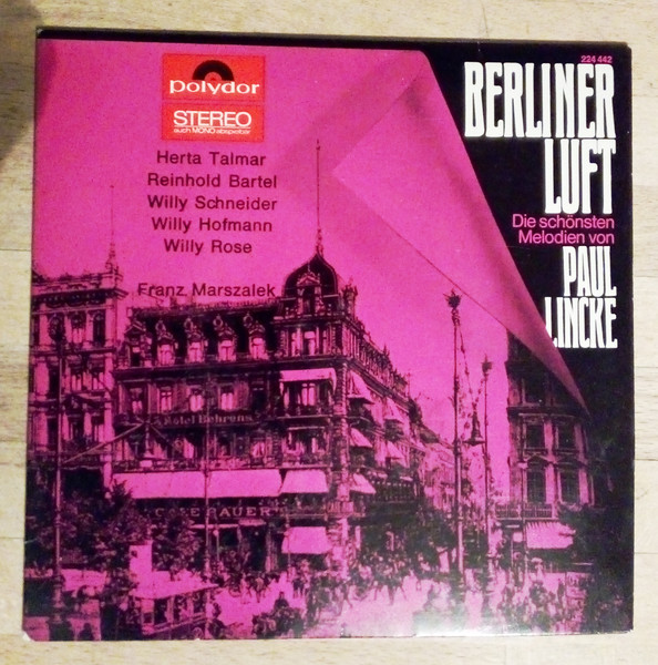 Bild Paul Lincke – Berliner Luft | 1965 | Vinyl | Pop, Folk, World, & Country, Stage & Screen Schallplatten Ankauf