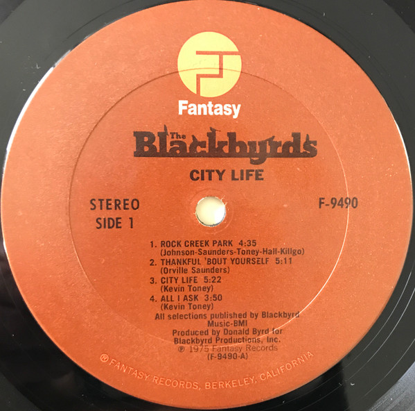 Cover zu The Blackbyrds - City Life | 1975 | Vinyl, LP, Album, Stereo | Jazz | US