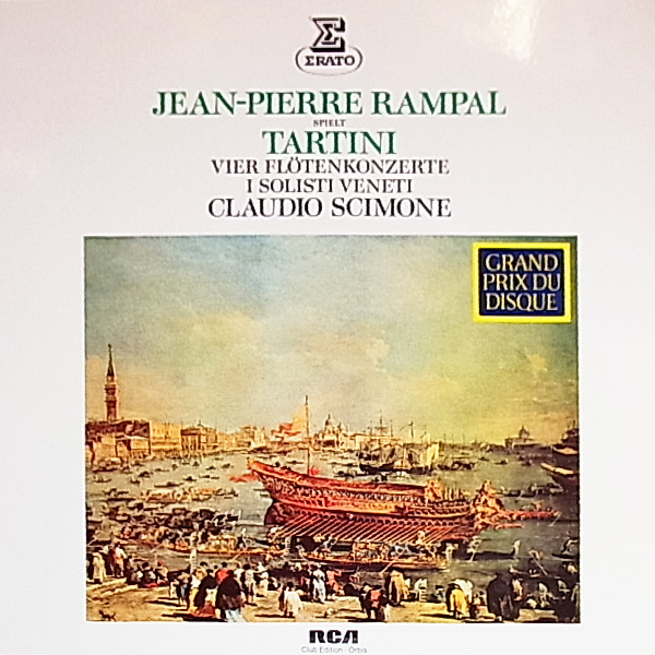 Bild Giuseppe Tartini, Jean-Pierre Rampal, Claudio Scimone, I Solisti Veneti – Vier Flötenkonzerte | 1978 | Vinyl, LP, Club Edition | Classical | Germany Schallplatten Ankauf