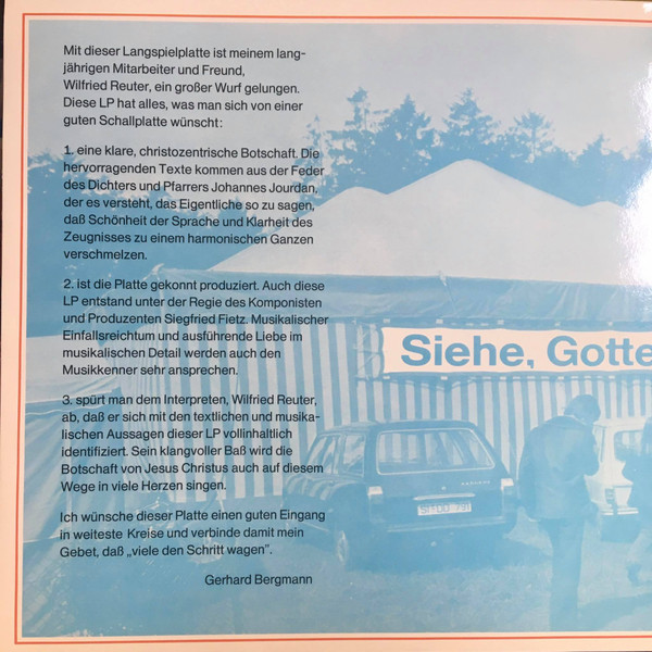 Cover zu Wilfried Reuter - Wenn Du Den Schritt Wagst | 1974 | Vinyl, LP, Album | Non-Music, Folk, World, & Country | Germany