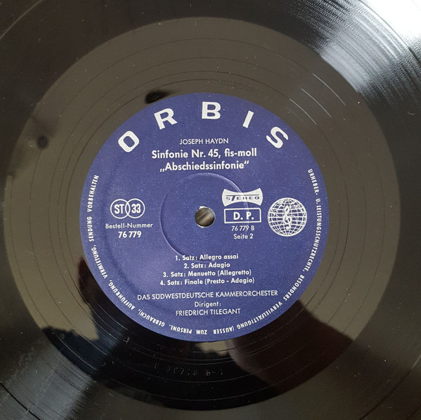 Cover zu Wolfgang Amadeus Mozart, Joseph Haydn - Eine Kleine Nachtmusik / Abschiedssinfonie | 1967 | Vinyl, LP, Compilation | Classical | Germany