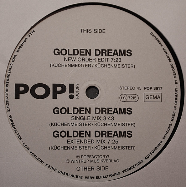 Cover zu Invisible Limits - Golden Dreams | Vinyl, 12