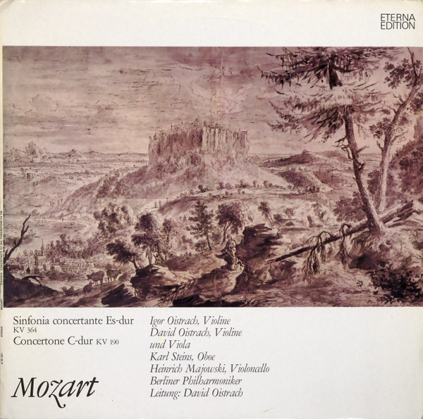 Bild Wolfgang Amadeus Mozart, Igor Oistrach, David Oistrach, Karl Steins, Heinrich Majowski, Berliner Philharmoniker – Sinfonia Concertante Es-Dur KV 364 / Concertone C-Dur KV 190 | 1974 Schallplatten Ankauf
