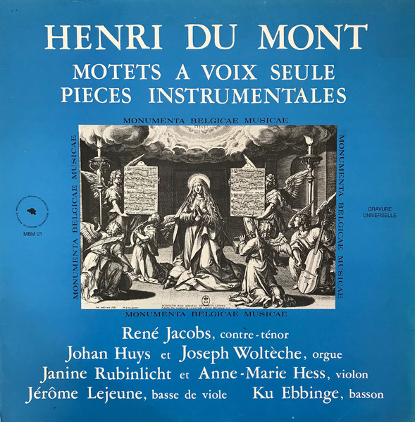 Bild Henry Dumont, René Jacobs – Motets A Voix Seule Pieces Instrumentales | 1976 | Vinyl, LP | Classical | Belgium Schallplatten Ankauf