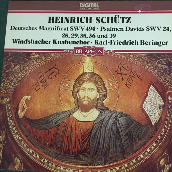 Bild Heinrich Schütz, Windsbacher Knabenchor, Karl-Friedrich Beringer – Deutsches Magnificat Swv 494, Psalmen Davids Swv 24, 25, 29, 35, 36 Und 39 | 1983 | Vinyl, LP | Classical | Germany Schallplatten Ankauf