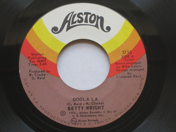 Bild Betty Wright – Ooola La | 1975 | Vinyl, 45 RPM, 7″, Styrene | Funk / Soul | US Schallplatten Ankauf