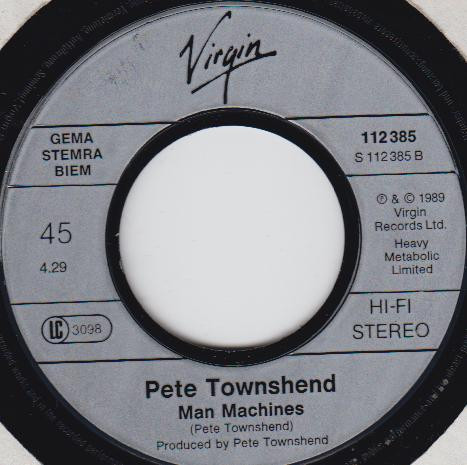 Cover zu Pete Townshend - A Friend Is A Friend | Vinyl, 45 RPM, 7