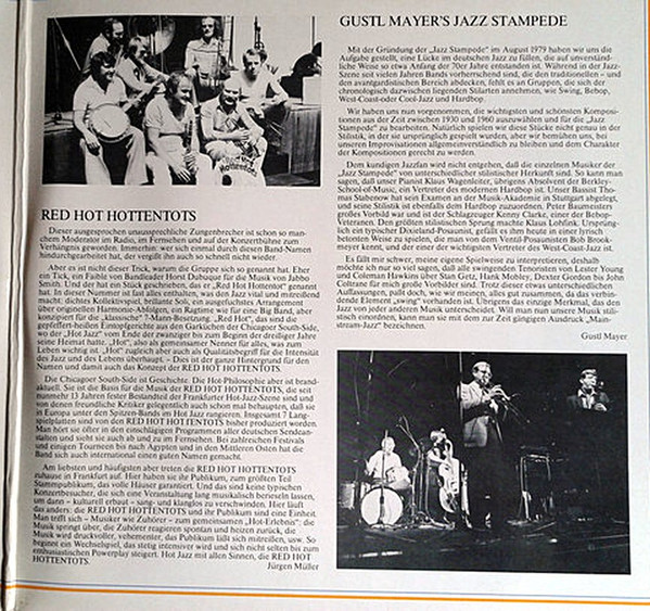 Cover zu Barrelhouse Jazzband / Gustl Mayer's Jazz Stampede / Red Hot Beans / Red Hot Hottentots - Hot Frankfurt Mainstream Live | 1993 | Vinyl, LP, Compilation | Jazz, Blues | Germany