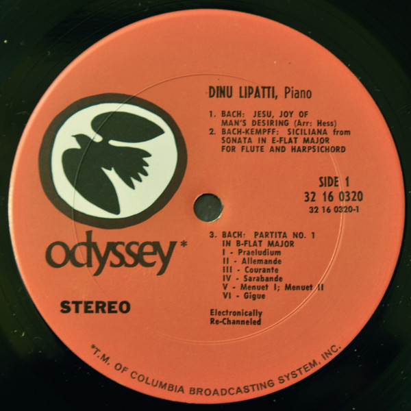 Cover zu Dinu Lipatti, Johann Sebastian Bach, Wolfgang Amadeus Mozart - Johann Sebastian Bach, Wolfgang Amadeus Mozart, Dinu Lipatti - Works Of Bach And Mozart | 1969 | Vinyl, LP | Classical | US