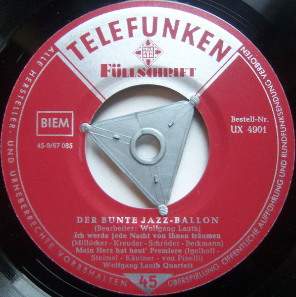 Cover zu Wolfgang Lauth Quartett - Der Bunte Jazz-Ballon | Vinyl, 45 RPM, 7