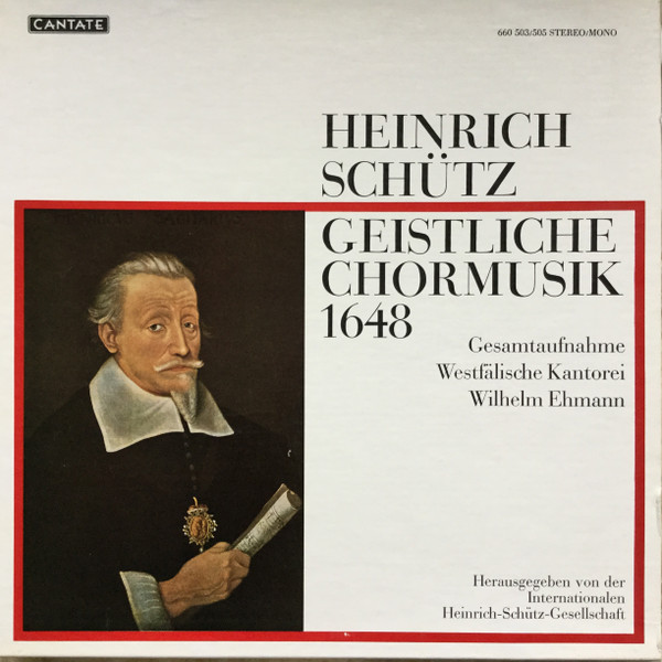 Bild Heinrich Schütz, Westfälische Kantorei, Wilhelm Ehmann – Geistliche Chormusik 1648 (Gesamtaufnahme) | Vinyl, LP, Stereo, Mono | Classical | Germany Schallplatten Ankauf