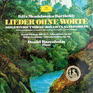 Bild Felix Mendelssohn-Bartholdy – Daniel Barenboim – Lieder Ohne Worte | 1974 | Vinyl, LP, Album, Stereo, Box Set | Classical | Germany Schallplatten Ankauf
