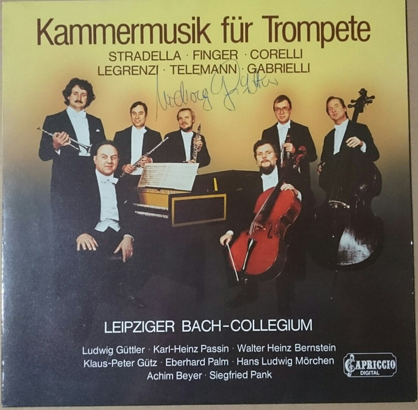 Bild Ludwig Güttler, Leipziger Bach-Collegium, Giovanni Legrenzi ・ Georg Philipp Telemann ・ Alessandro Stradella ・ Gottfried Finger ・ Arcangelo Corelli ・ Domenico Gabrielli, Karl-Heinz Passin, Wa Schallplatten Ankauf