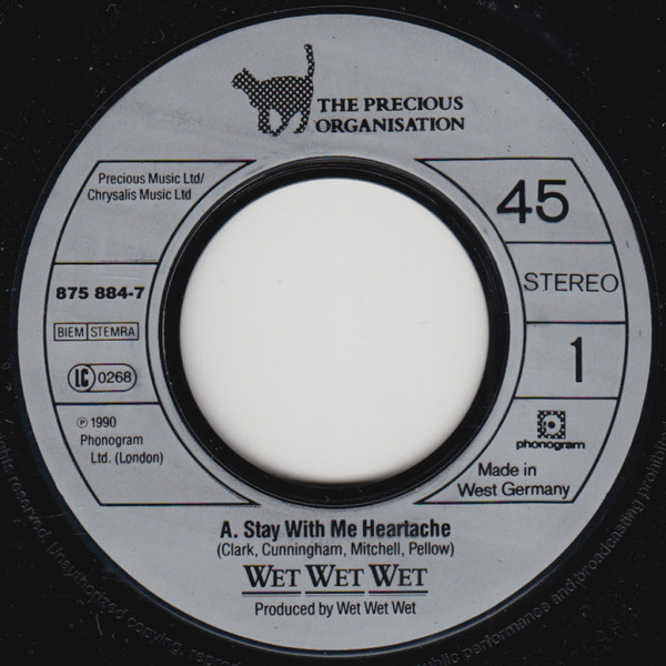 Cover zu Wet Wet Wet - Stay With Me Heartache | 1990 | Vinyl, 45 RPM, 7